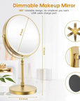 Rechargeable 10x Magnifying Makeup Mirror