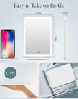 Smart Vanity Mirror (LED + Magnifier)