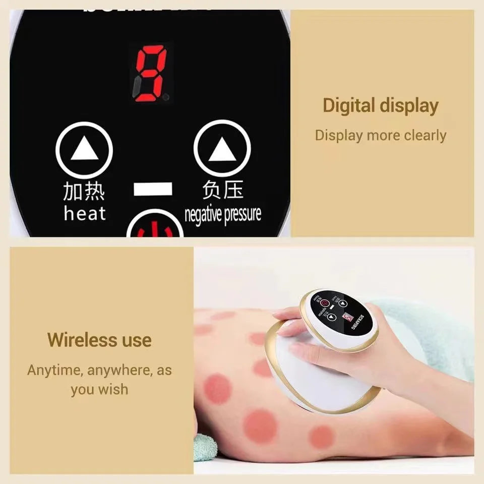 Home Electric Guasha Scraping Massage &amp; Cupping Body Massage