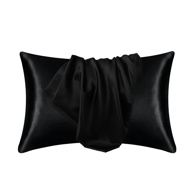 Silk Pillow Cover Silky Satin Hair Beauty